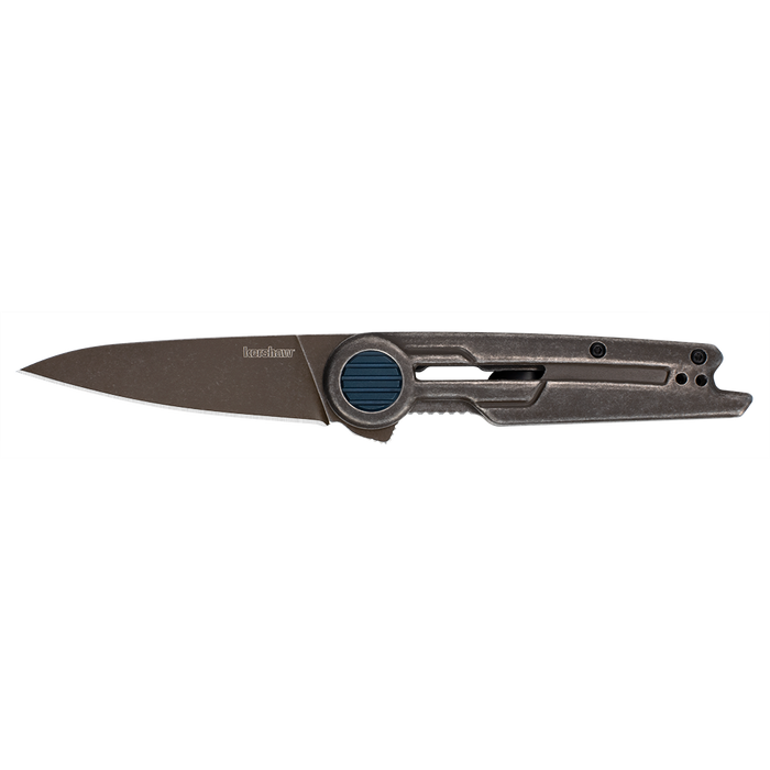 Kershaw Parsec Frame Lock Knife Brown PVD Stainless Steel (3" Brown SW) 2035