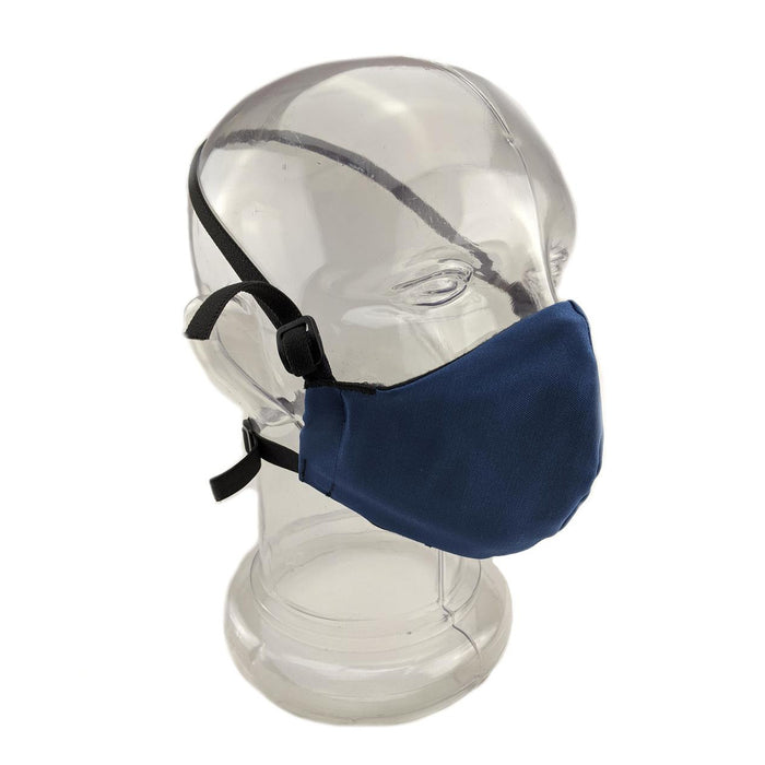 Premium Reusable Face Mask 2-Ply Fabric - Postman Blue