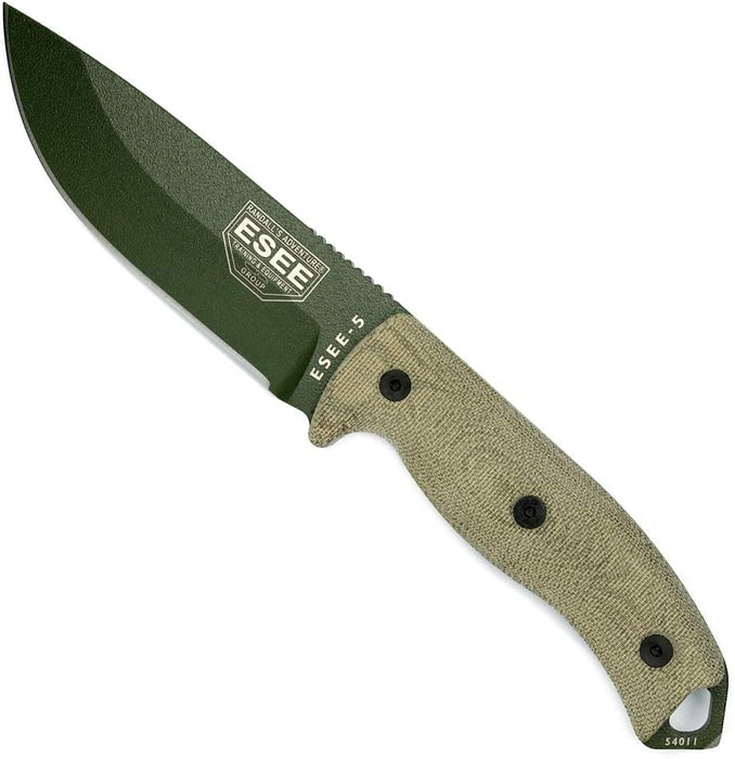 ESEE Model 5 Micarta Fixed Blade Knife RC5POD