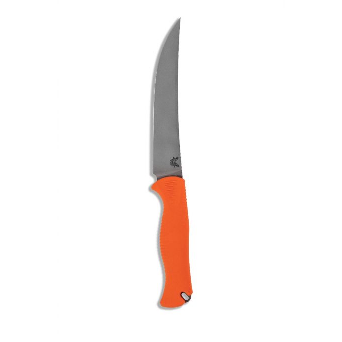 Benchmade Meatcrafter Fixed Blade Hunting Knife Orange (6.08" Satin) 15500