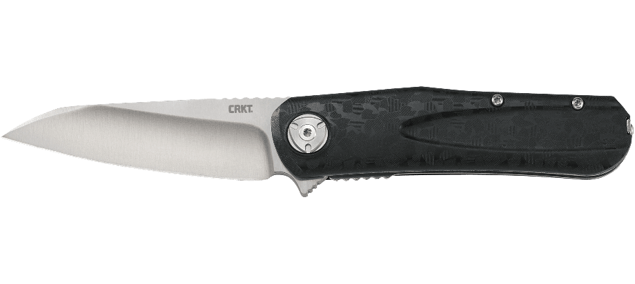 CRKT Mah-Hawk A/O Folding Knife Black GRN (3.19" Satin) 6535