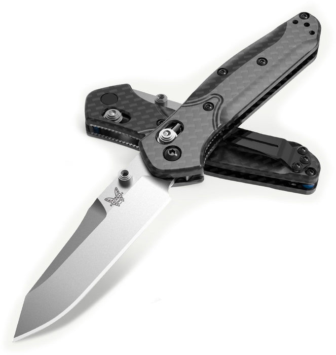 Benchmade Mini Osborne AXIS Lock Knife Carbon Fiber (2.9" Stonewash S90V) 945-2
