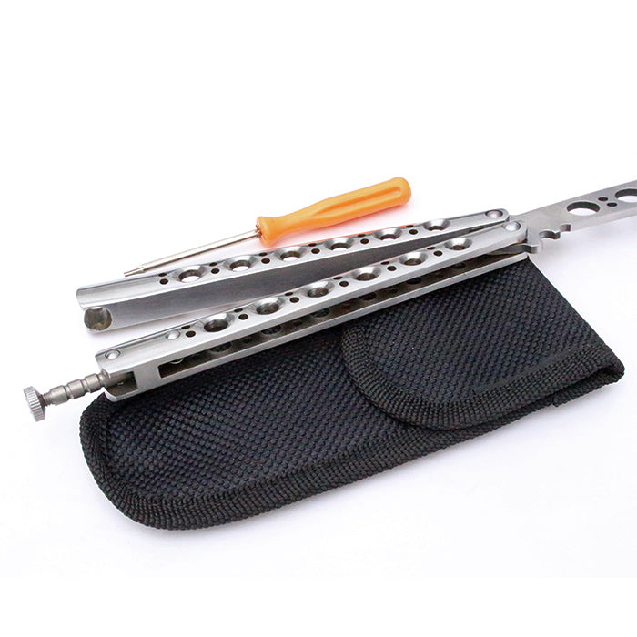 Balisong Butterfly Knife Trainer (Silver)