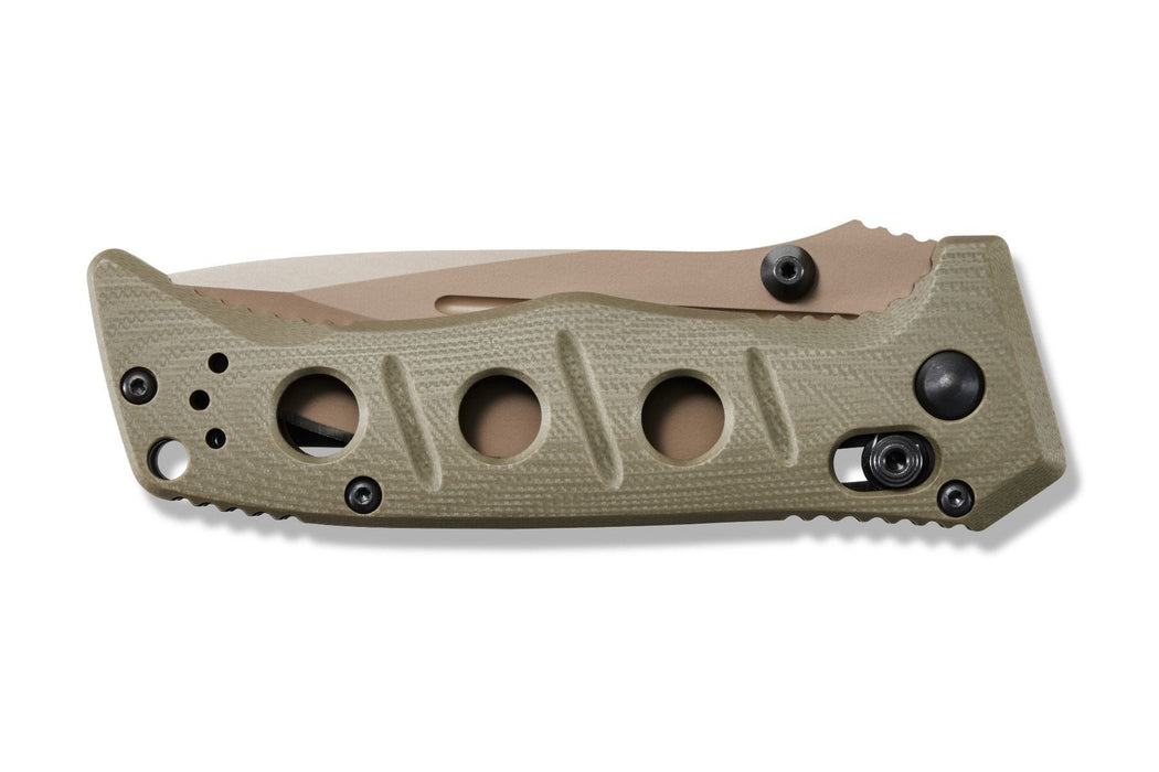 Benchmade Mini Adamas AXIS Lock Knife CPM-CruWear G-10 (3.25" FE) 273FE-2
