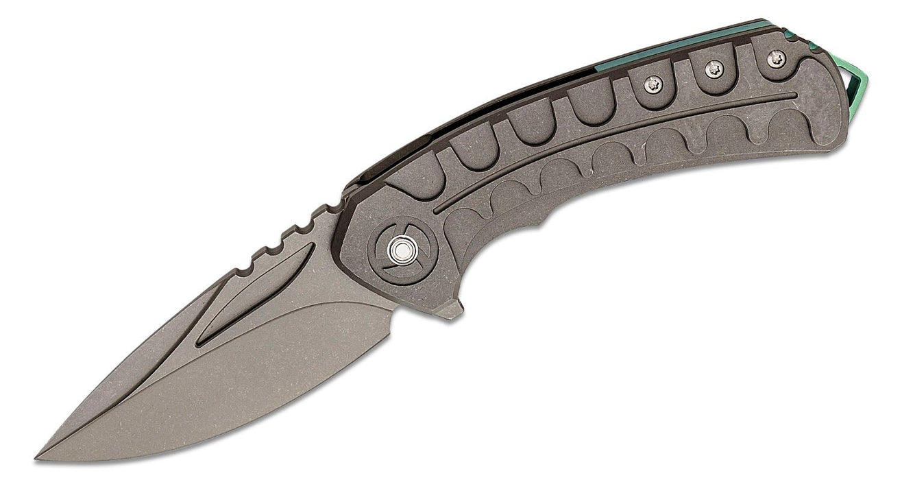 Bestech Knives Buwaya Frame Lock Knife SW Titanium M390 (3.5" SW) BT2203B