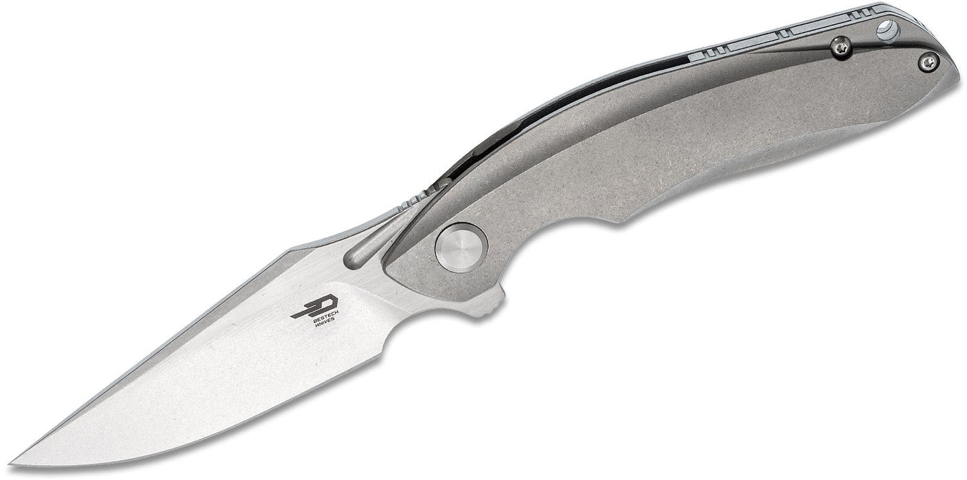 Bestech Knives Ghost Frame Lock Knife Titanium S35VN (3.3" Stonewash) BT1905A