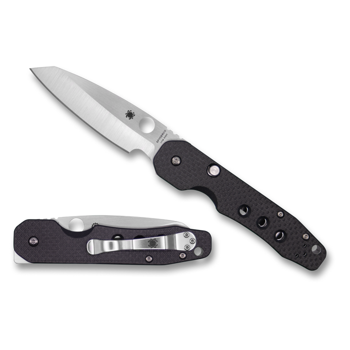 Spyderco Smock Compression Lock Knife Carbon Fiber (3.39" Satin) C240CFP