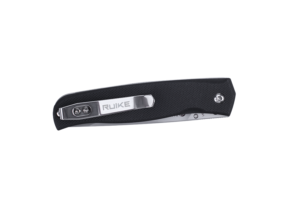 Ruike Liner Lock Folding Knife Black G-10 (2.91" Bead Blast) P661-B