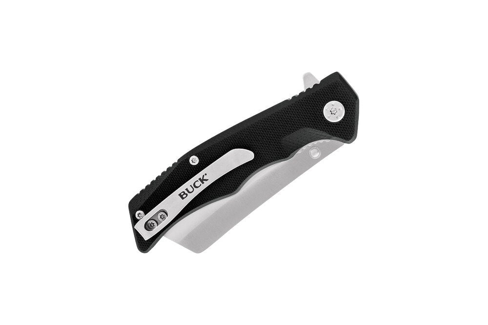 Buck Trunk Liner Lock Knife Black G-10 (2.8" Satin) 0252BKS-B