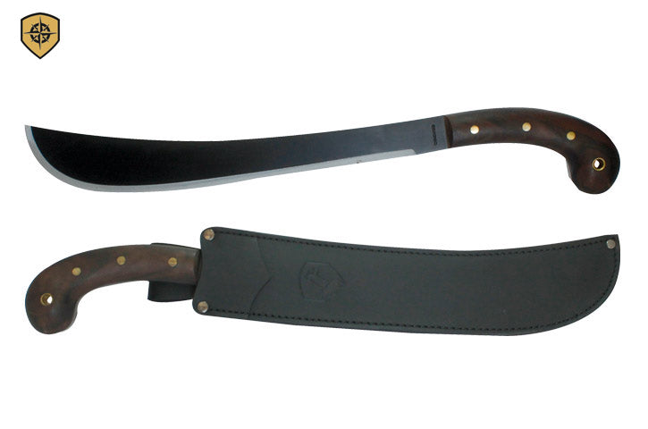 Condor Golok Machete fixed blade knife Knife w/Sheath (14" Black Plain) CTK410-14HCS
