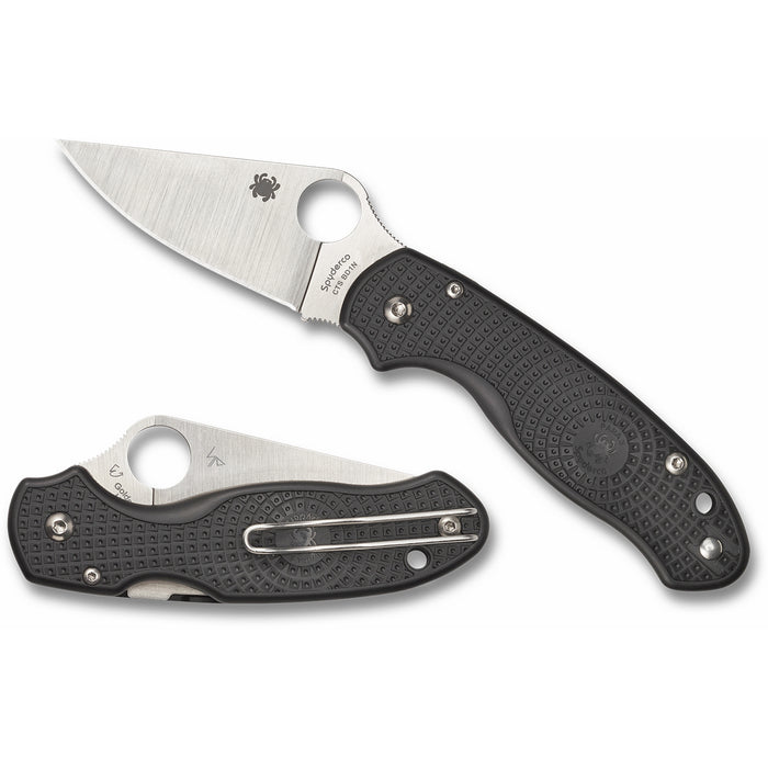 Spyderco Para 3 Compression Lock Knife Black (2.92" Plain) C223PBK