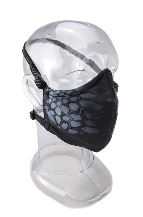 Premium Active Wear Face Mask - Reusable 2-Ply Fabric - Kryptek Black Camo