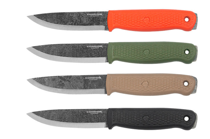 Condor Terrasaur Fixed Blade Knife Orange (4.2" Gray) CTK3947-4.1