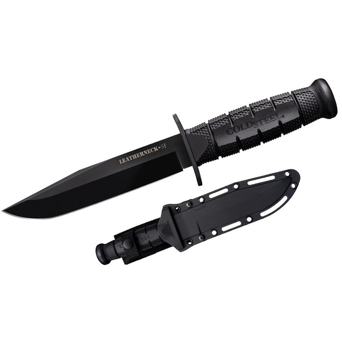 FBA Cold Steel Leatherneck SF fixed blade knife Knife (6.75" Black Powdercoat D2) 39LSFC