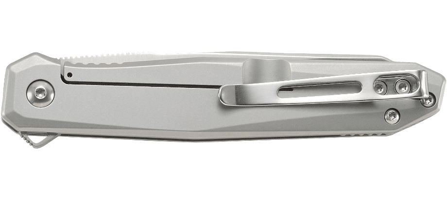 CRKT Ken Onion Facet Frame Lock A/O Flipper Knife (3.37" Satin) K230XXP