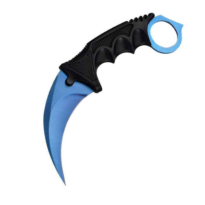 Karambit Fixed Blade Knife (Blue)