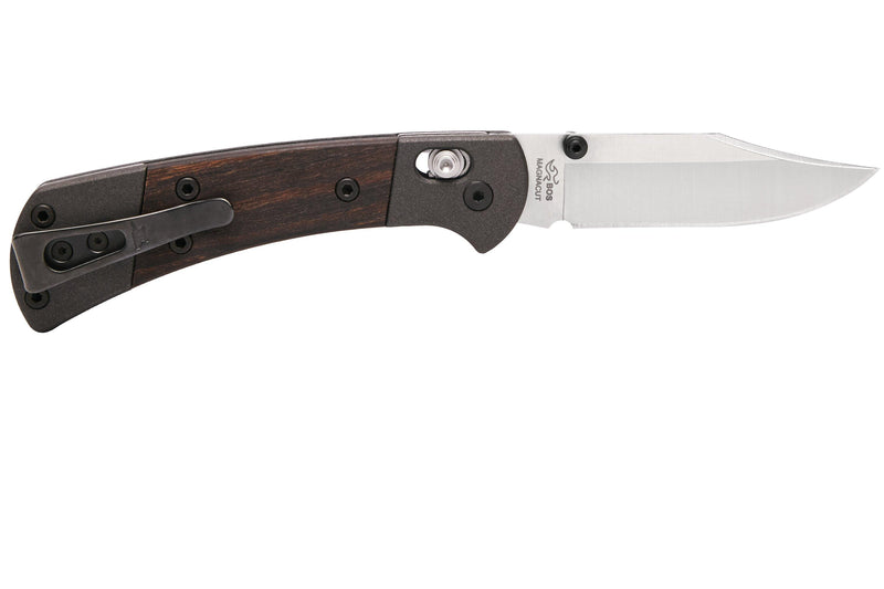 Buck 112 Ranger Crossbar Macassar Ebony Aluminum (3", Satin, Magnacut) 0112BRS18
