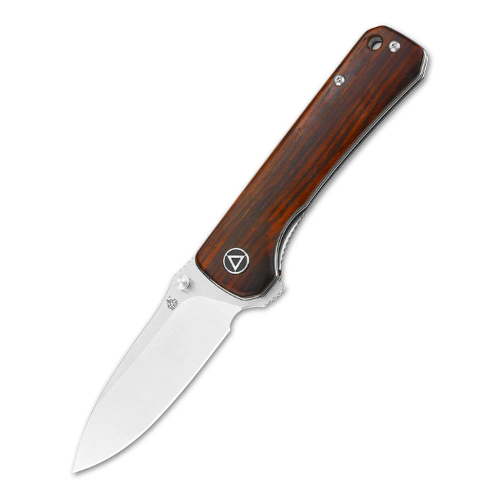 QSP Hawk Liner Lock Knife Cocobolo Wood (3.23" Satin) QS131-D2