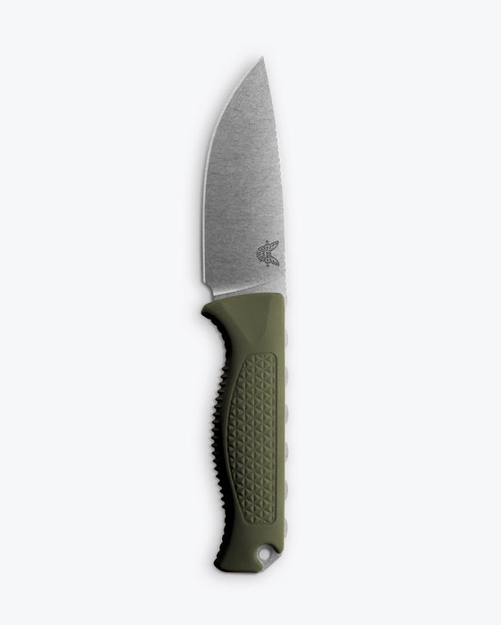 Benchmade Steep Country Fixed Blade Knife Green Santoprene (3.54" SW CPM-S30V) 15006-01