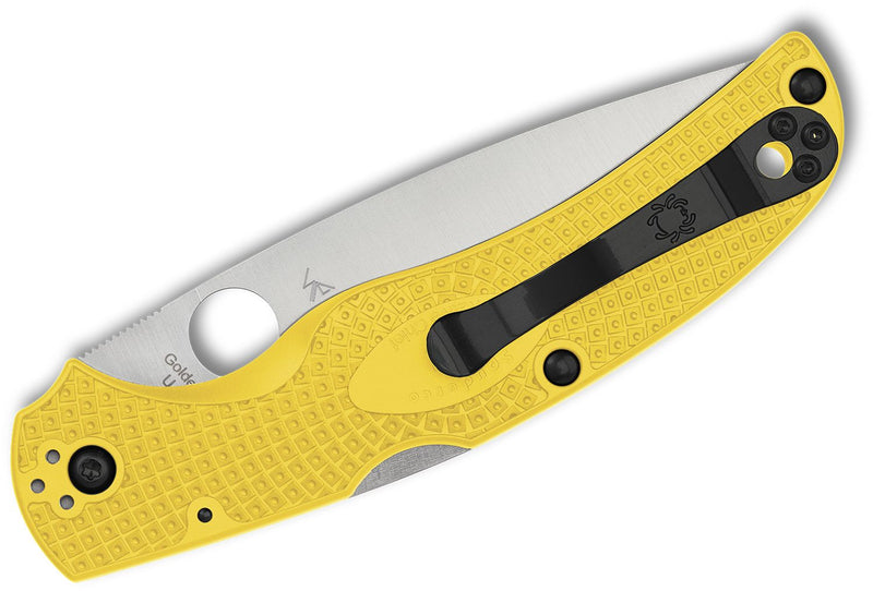 Spyderco Native Chief Lightweight Salt MagnaCut Knife Yellow FRN (4.02" Satin) C244PYL