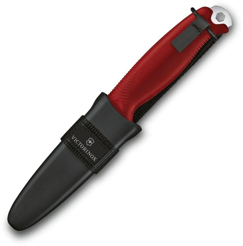 Victorinox Venture Fixed Blade Knife Red Polymer (4.25" Satin) 3.0902