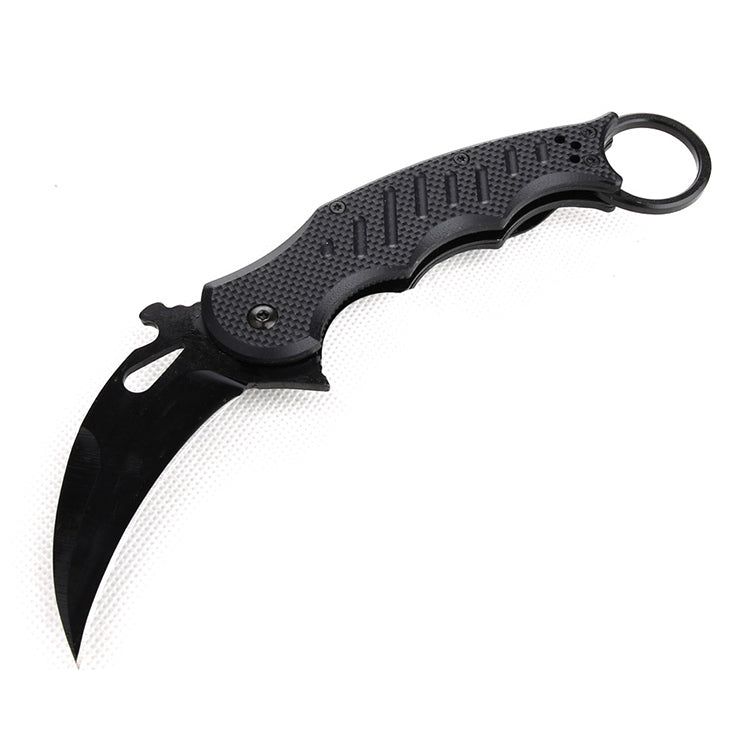 Karambit Folding Knife (Black) — Cutting Edge Cutlery Co.