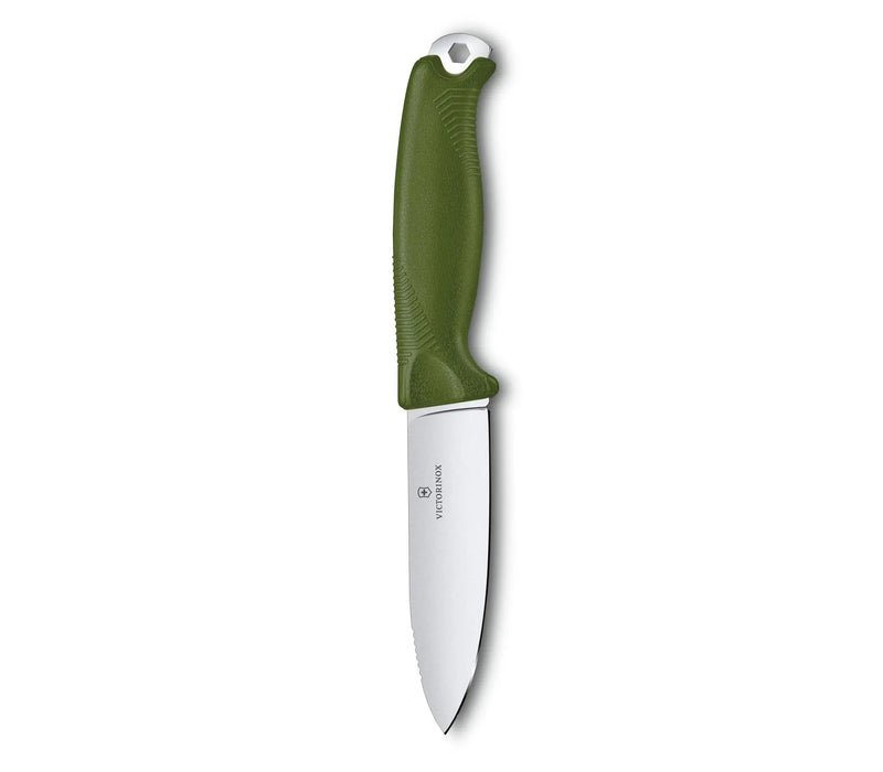 Victorinox Venture Fixed Blade Knife Olive (4.25" Satin) 3.0902.4