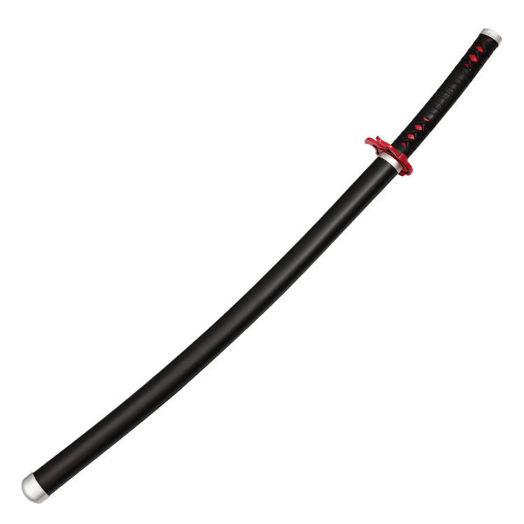 Demon Slayer Tanjiro Kamado Black Nichirin Katana Sword — Cutting Edge ...