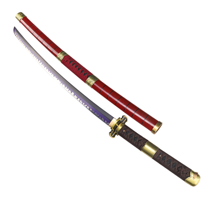 One Piece Zoro Red Handmade Katana Sword