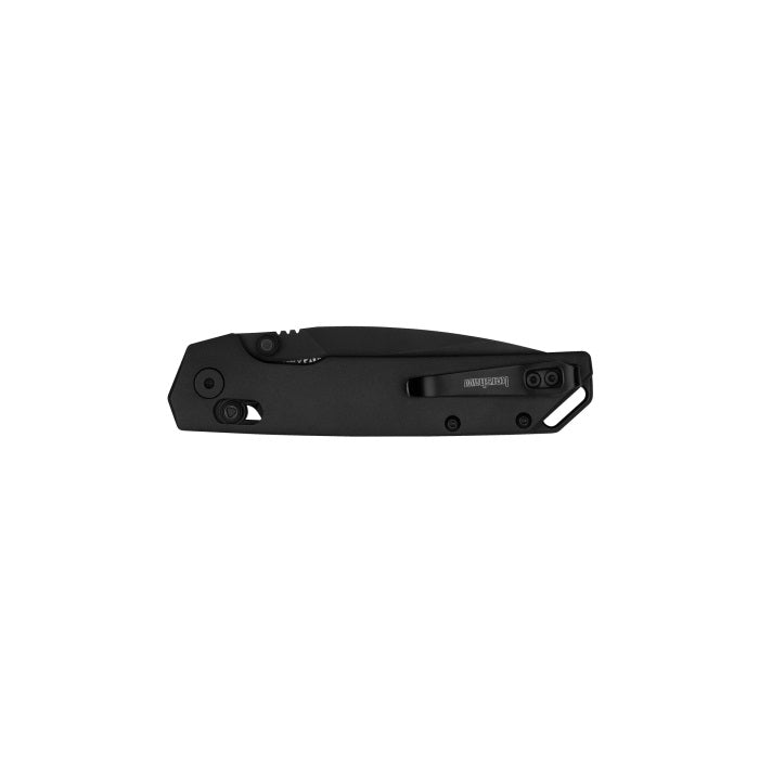 Kershaw Iridium DuraLock Knife Black Aluminum D2 (3.4" Black) 2038BLK