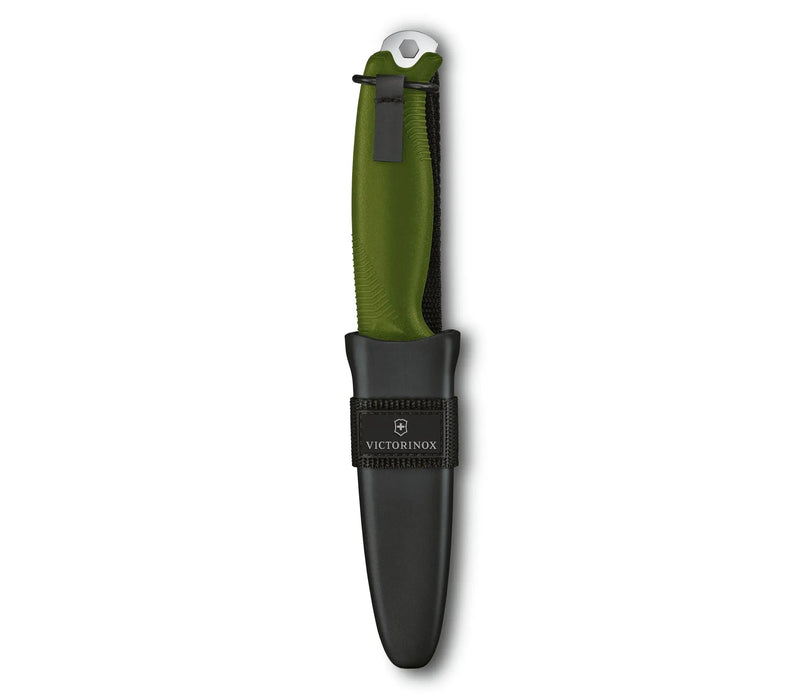 Victorinox Venture Fixed Blade Knife Olive (4.25" Satin) 3.0902.4