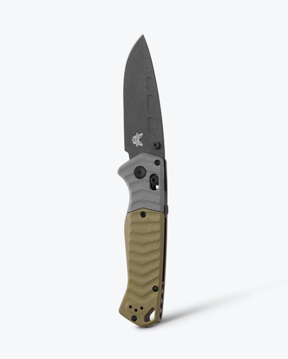 Benchmade PSK AXIS-Assist Knife Gray/OD Green G-10 (3.45", Gray, MagnaCut) 593BK