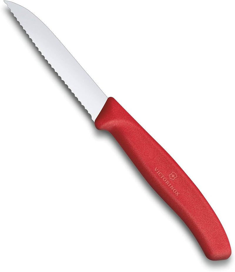 Victorinox 3.25" Serrated Paring Knife (Red) 6.7431