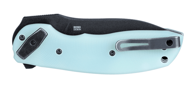 CRKT Bot Assisted Deadbolt Lock Knife Jade G-10 (2.21" Black) 5420