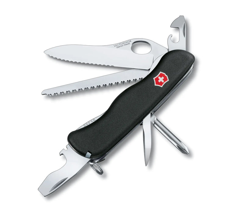 Victorniox One-Hand Trekker (Black) Swiss Army Knife 0.8463.MW3