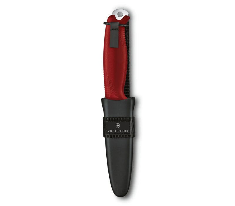 Victorinox Venture Fixed Blade Knife Red Polymer (4.25" Satin) 3.0902