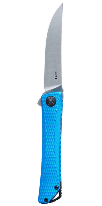 CRKT Kalbi Liner Lock Knife Aluminum Blue (3.28" Satin) 7540