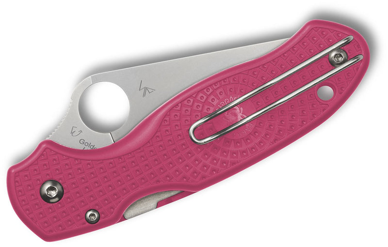 Spyderco Para 3 Lightweight Compression Lock Pink FRN (2.92" Satin) C223PPN