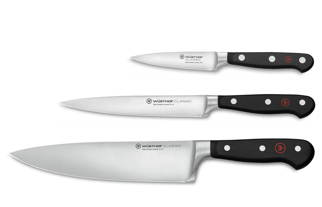 Wusthof Classic 3 Pc Cook's Knife Set 1120160301