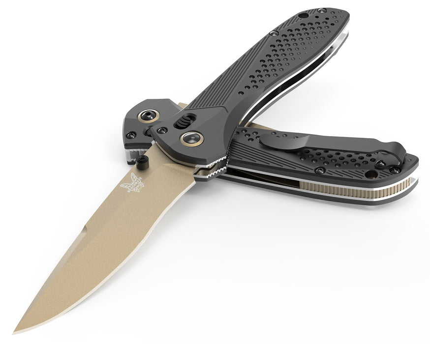 Benchmade Seven/Ten LIMITED Anniversary Edition AXIS Lock Knife Dark Gray (4" FDE Magnacut) 710FE-2401