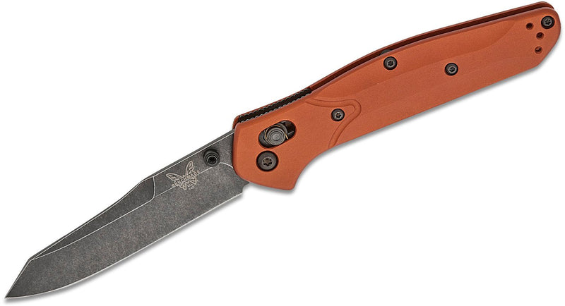 Benchmade Osborne AXIS Lock Knife Burnt Copper Al (3.4", SW, MagnaCut) 940BK-03