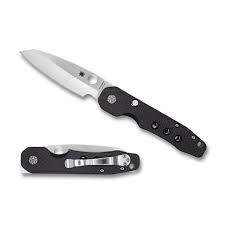 Spyderco Smock Compression Lock Knife Carbon Fiber (3.39" Satin) C240CFP