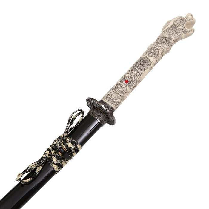 Highlander Hand Forged Lion's Head Katana Sword