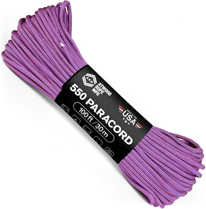 Atwood 550 lbs Paracord - 100 ft (Purple) PC100PURP