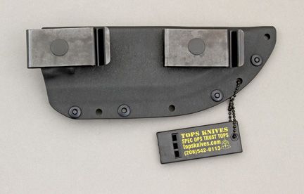 TOPS Knives Tom Brown Tracker Fixed Blade Knife (6.38" Black) TPT010