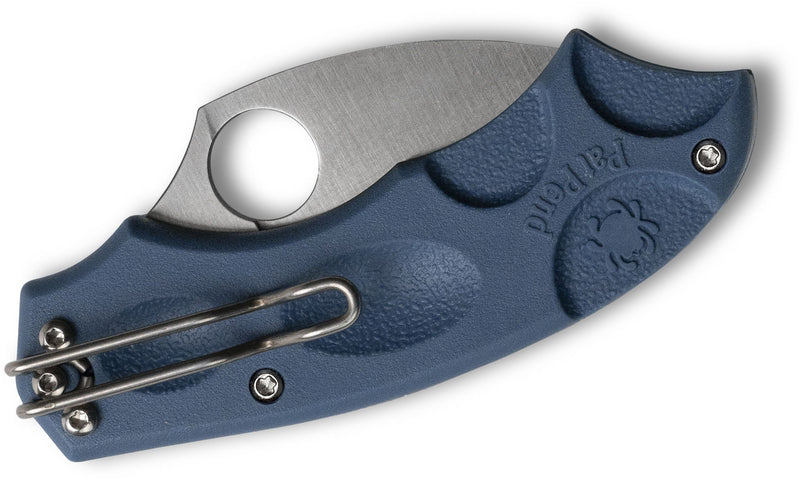 Spyderco Meerkat Lightweight Phantom Lock Knife Blue FRN (2", Satin, SPY27) C64PCBL