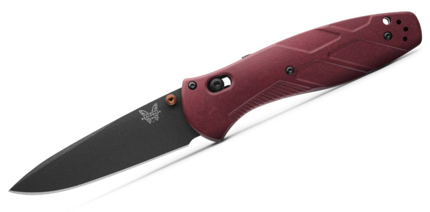 Benchmade Barrage AXIS-Assist Knife Redstone Richlite (3.6", Black, S30V) 581BK-04