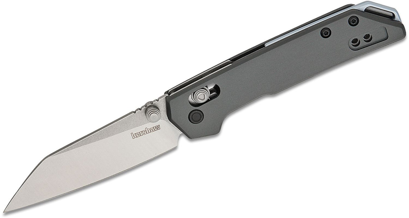 Kershaw Mini Iridium Reverse Tanto DuraLock Knife Gray Aluminum (3", SW, D2) 2051R