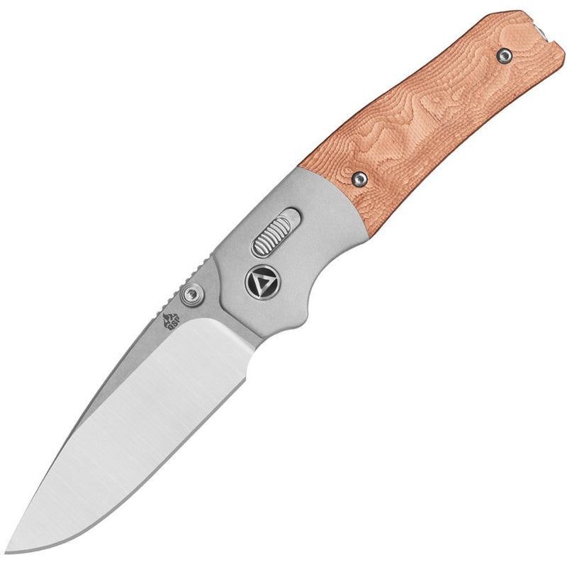 QSP Jacob Lundquist Vault Glyde Lock Knife G-10/Copper Foil (3.25," SW, 14C28N) QS157-D1