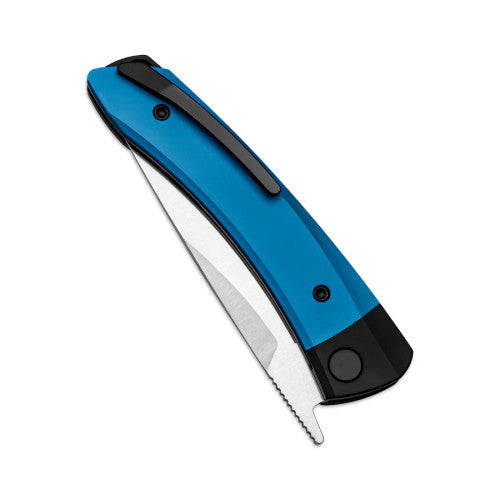 Kizer Mini Momo Liner Lock Knife Blue Aluminum (3.2", Satin, 154CM) V3663C1